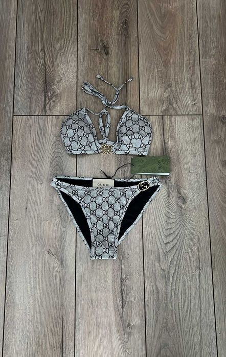 Kostium kąpielowy GUCCI bikini NOWE na lato strój nad wodę wakacje zestaw 2 częściowy rozmiar M
