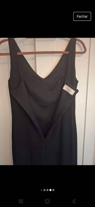 Vestido cerimónia preto vintage