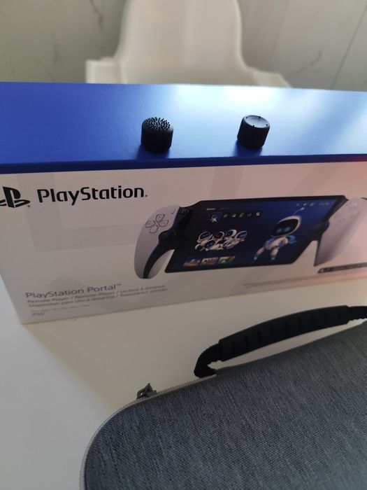 Playstation Portal + Capa + Caixa + Película - como novo