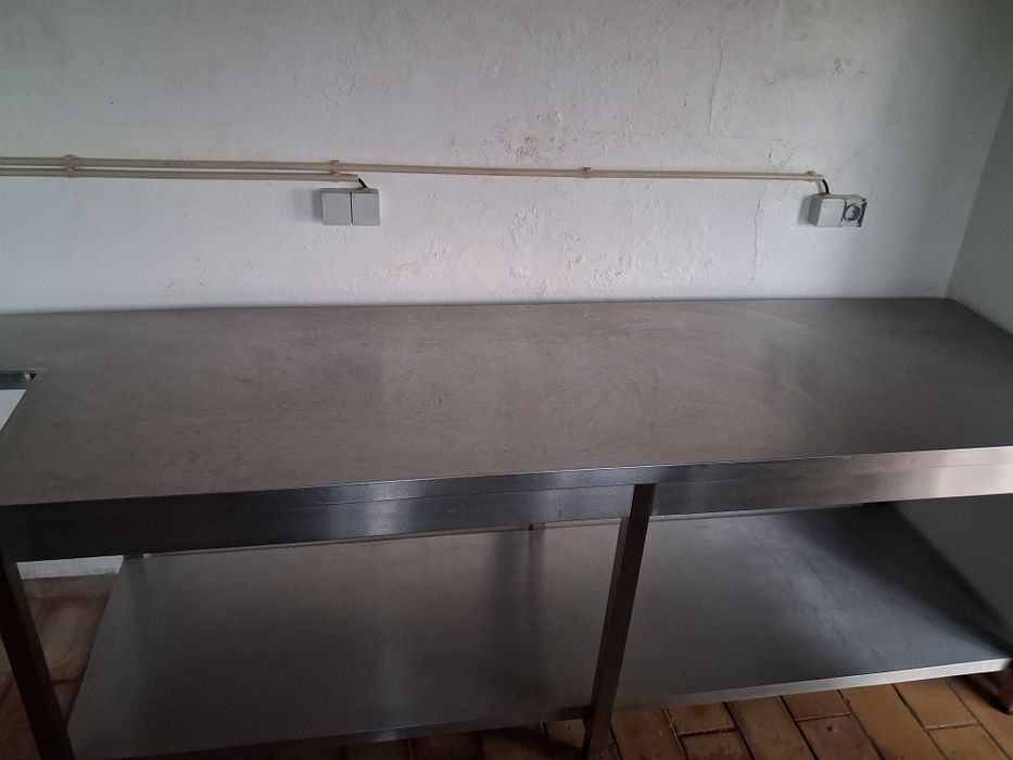 Bancada inox industrial