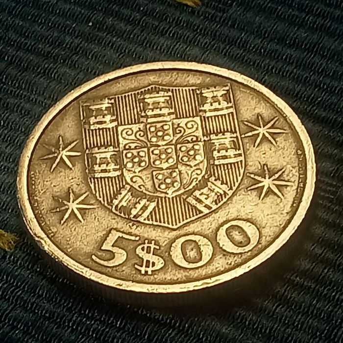 moeda 5.00 cupro -niquel 1969