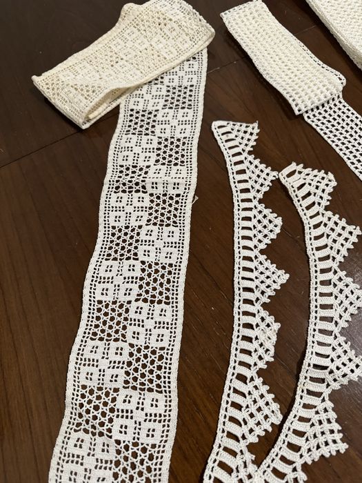 “Entremeios” de renda para lençois ou outros trabalhos de decoração