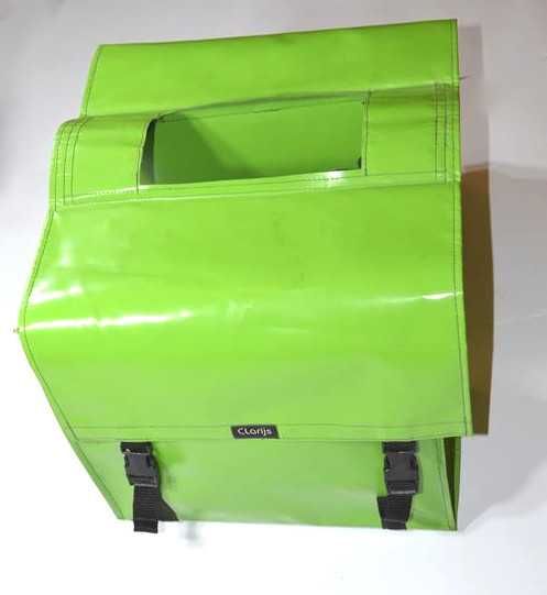 Sakwa Torba rowerowa miejska e bike Clarijs dwie komory XL 46L PCV ZI