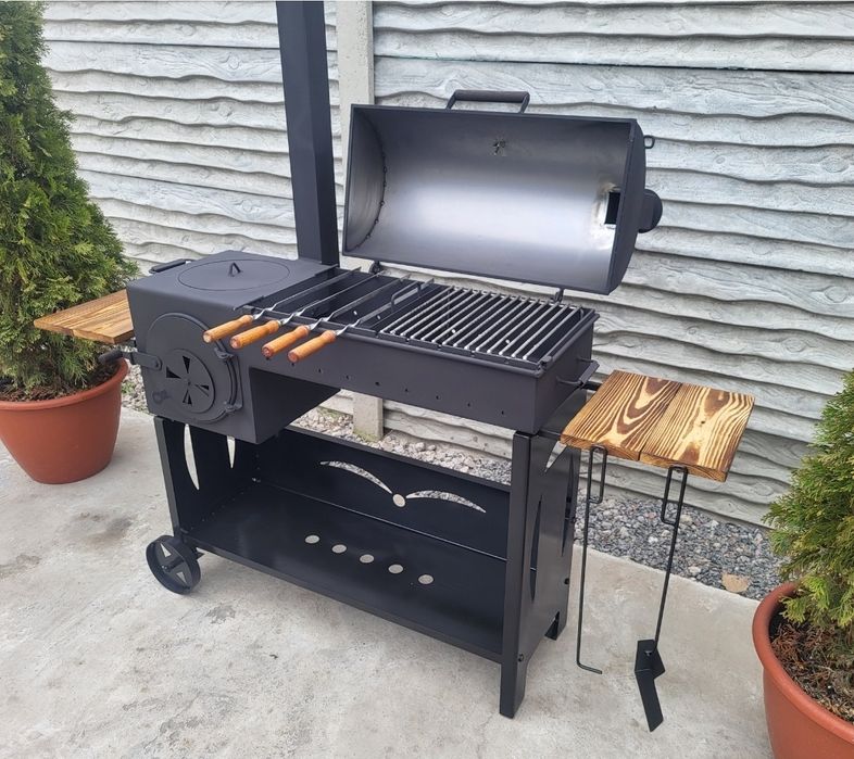 • 5мм! УСИЛЕННЫЙ! Мангал Коптильня Барбекю Печь под Казан