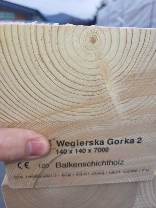 Legary belki krokwie suche strugane klejone C24  DUO drewno budowlane