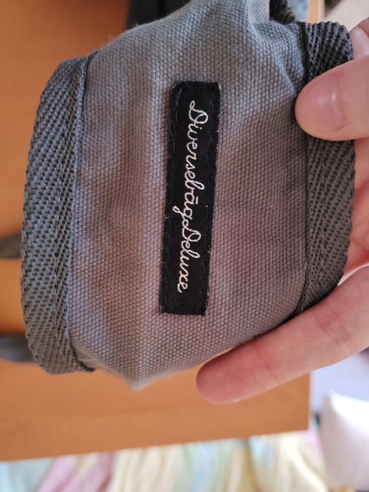 Torba na ramię DIVERSE Bags Deluxe | Szara | Płócienna | Boho / Grunge