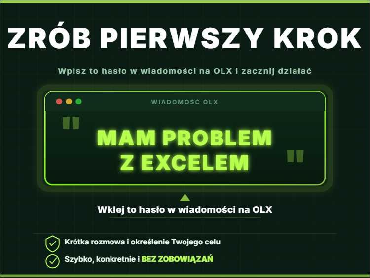 Korepetycje i konsultacje z MS Excel (online)