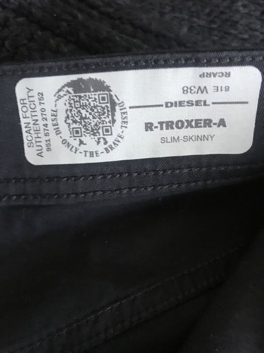 Spodnie diesel r-troxer-a 38 czarne nowe 96/195 zara