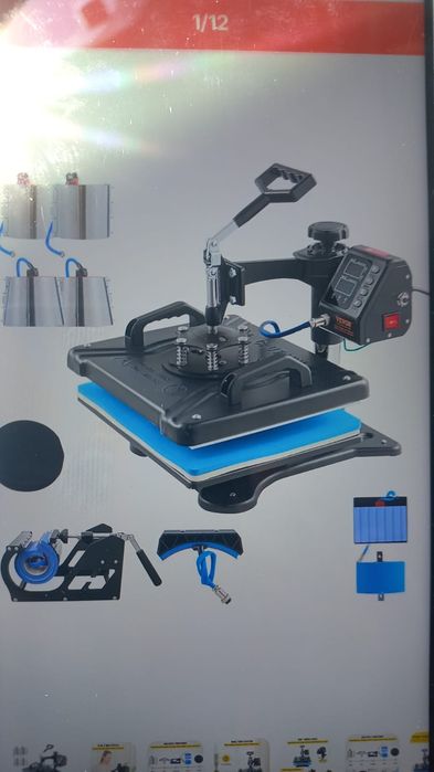 Prensa térmica vevor 10x1