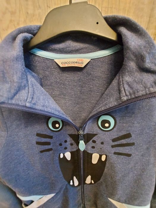 Bluza zapinana coccodrillo 116cm.
