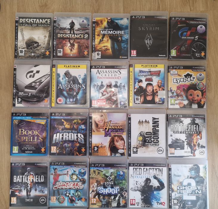 Conjunto de 35 jogos para PS3