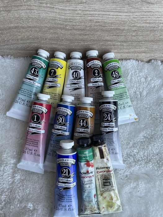 zestaw tradycyjnych Winsor & Newton Winton Oil Colour