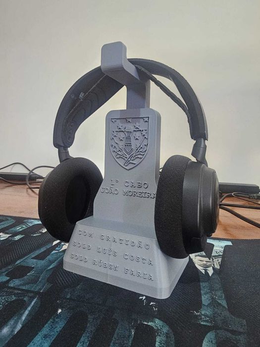 Suporte 3D para Headphones – Personalizável