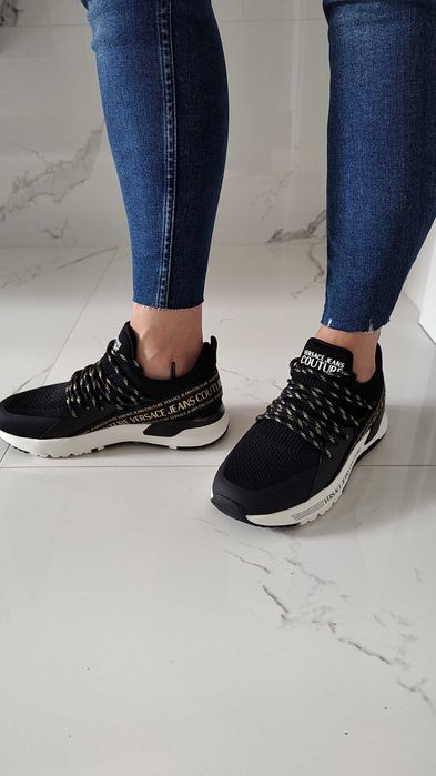 Sneakersy Versace Jeans Couture czarny, złoty 38