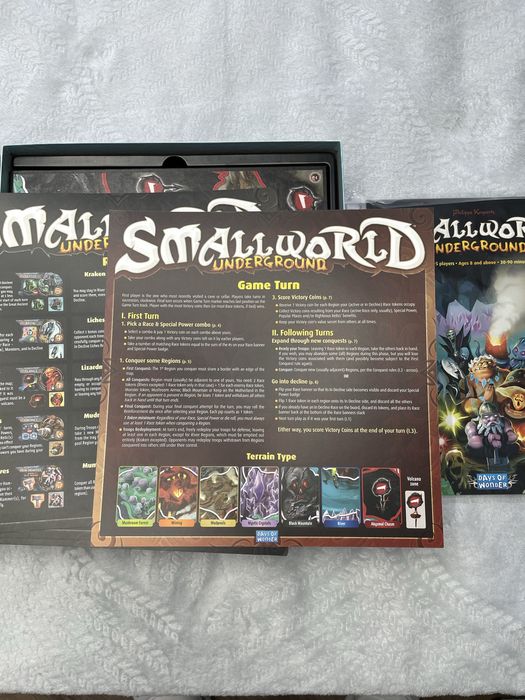 Настільна гра Small World Underground (англійською з перекладом) нова