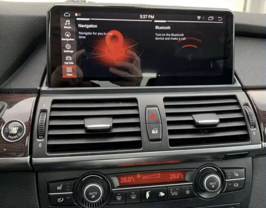 Штатная магнитола ANDROID BMW X5 X6 Е70 Е71 E60 E63 Екран ССС та CIC