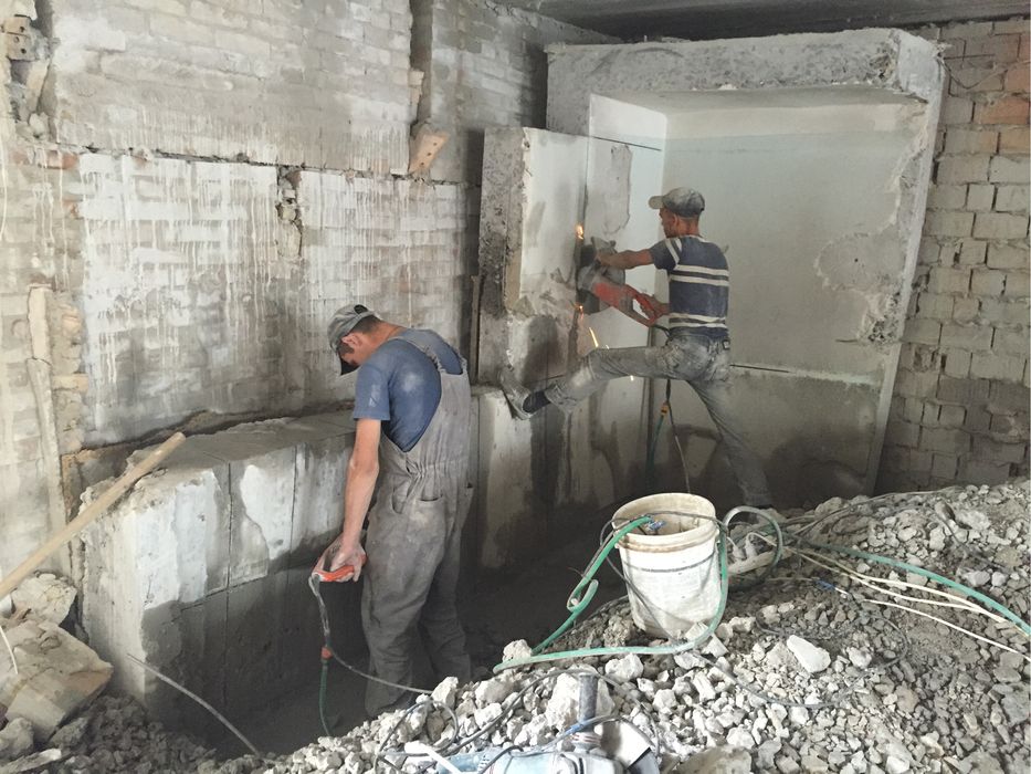 Алмазная резка и сверление бетона