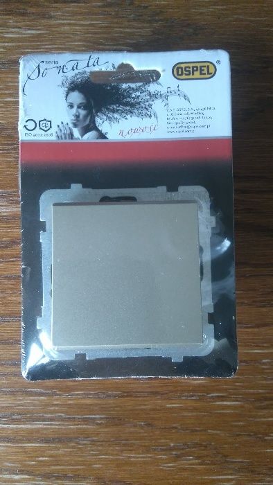 Łącznik jednobiegunowy Szampański Złoty SONATA