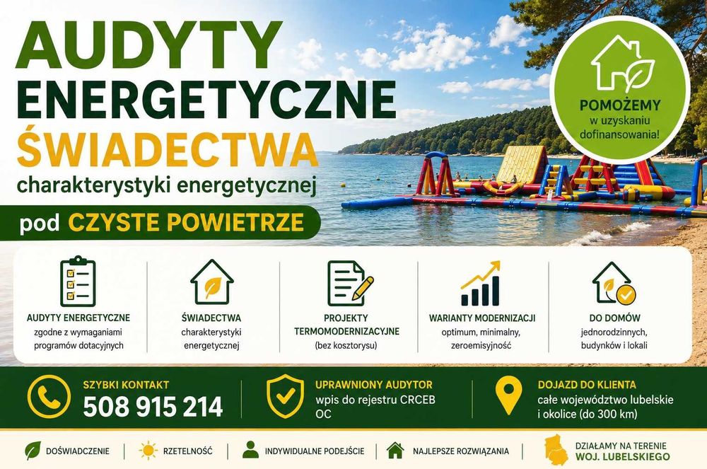 Audyty Energetyczne, Świadectwa Energetyczne, Darmowa termowizja i Darmowa wizualizacja elewacji, audyt, świadectwo, czyste powietrze