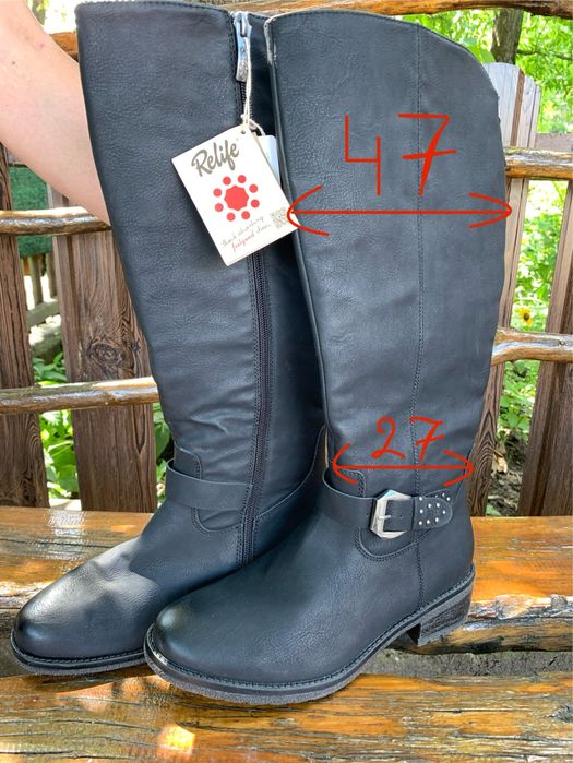 Жіночі шкіряні сапожки  go soft by relife