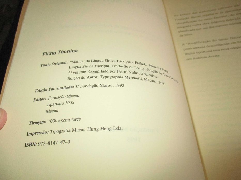 Livro Amplificação do Santo Decreto Imperador Yongzheng