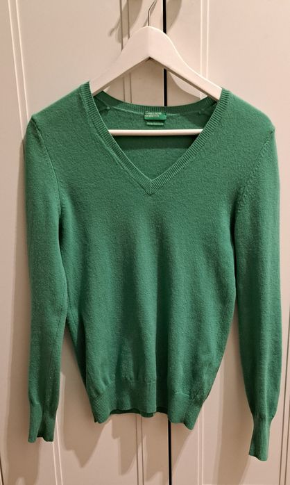 Sweter 100% wełna damski s