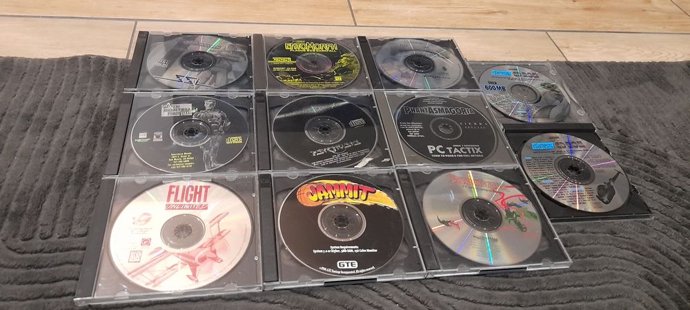 Pakiet retro gier pc z lat 90 -tych pc ibm ms-dos win