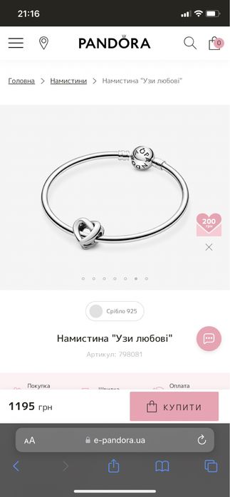 Пандора з шармами