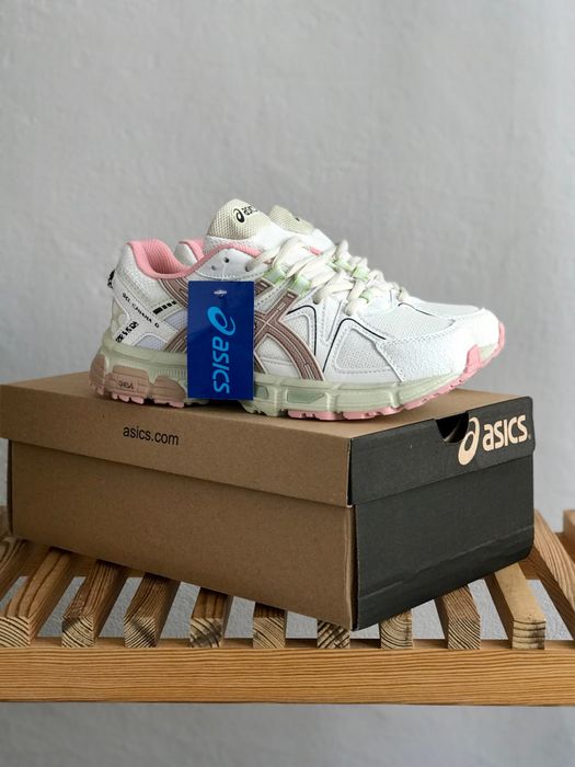 Кросівки Кроссовки Asics Gel-Kahana 8 white pink Белый Розовый Білий Рожевий Кросовки демісезон