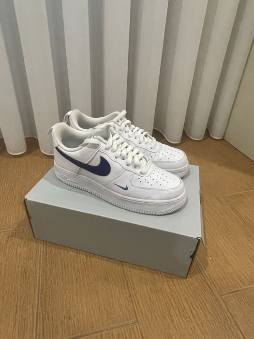 Air force 1 com logo azul
