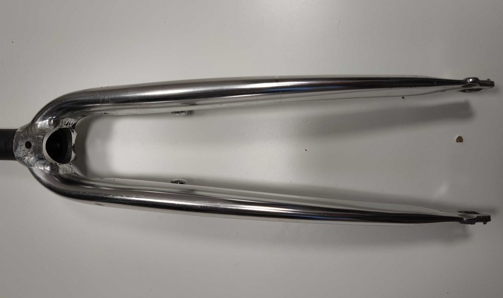 Ultra lekki widelec aluminiowy 26" 1 1/8 ahead 17,4 cm retro MTB 657g