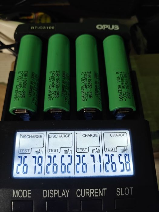 Високотоковий Samsung inr18650-25r 2500мач 20ампер