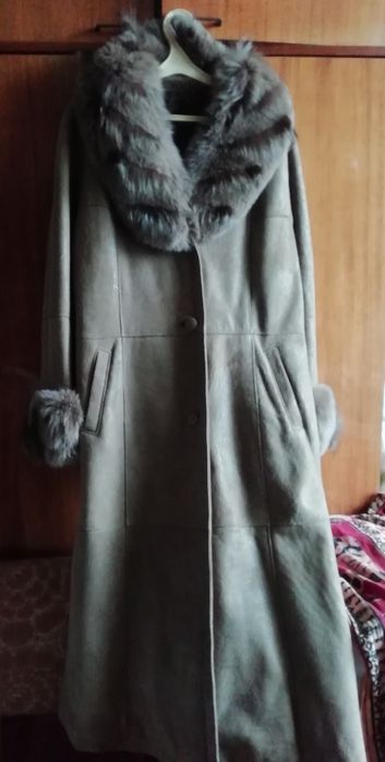 Дублёнка длинная