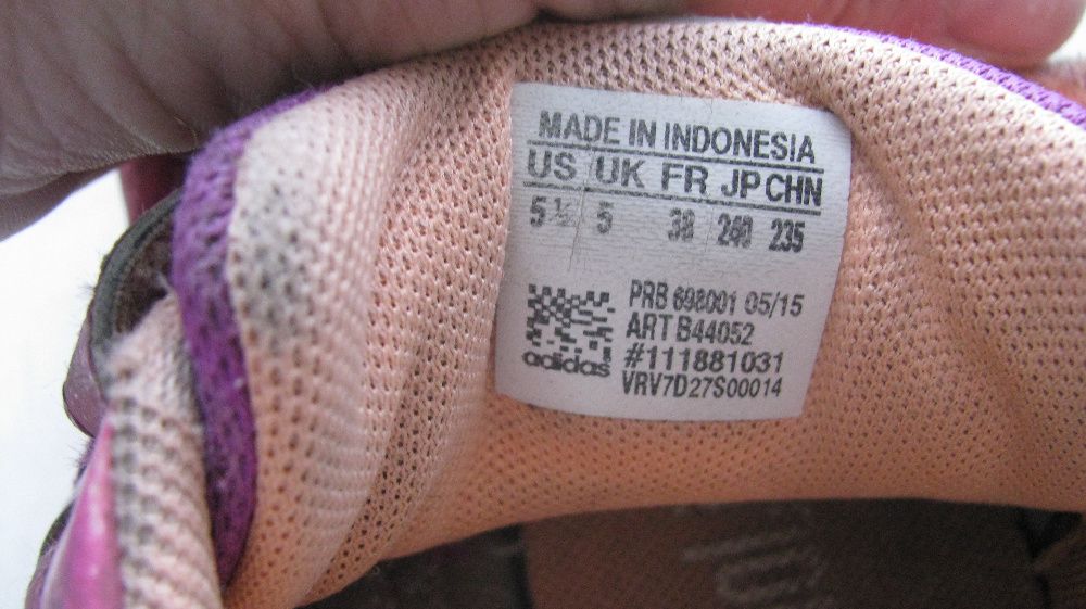 Buty sportowe, damskie ADIDAS 38, różowe