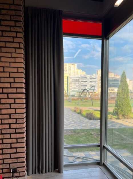 Комплект штор Льон-Рогожка двосторонній блекаут 200*280 см