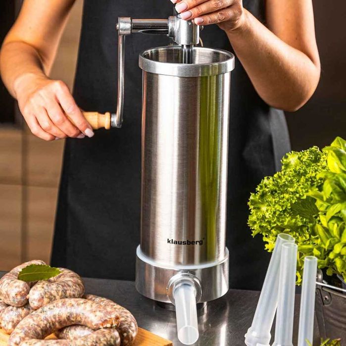 Ręczna nadziewarka do kiełbasy 3kg Klausberg Pionowa