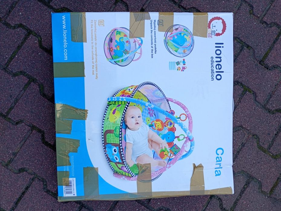 Mata edukacyjna z piłeczkami Lionelo