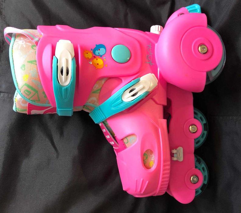 Iгровий набiр:ролики(всi! колеса свiтяться),захист, шолом