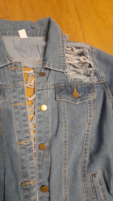 Nowa katana jeans szarpana roz xxl polecam do L