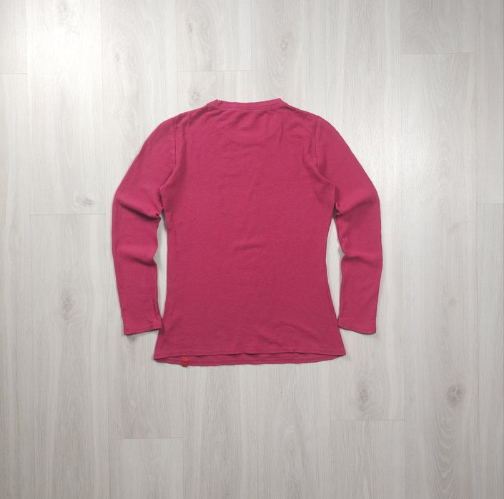 T-shirt térmica de manga comprida Dickies em malha waffle, magenta.

R