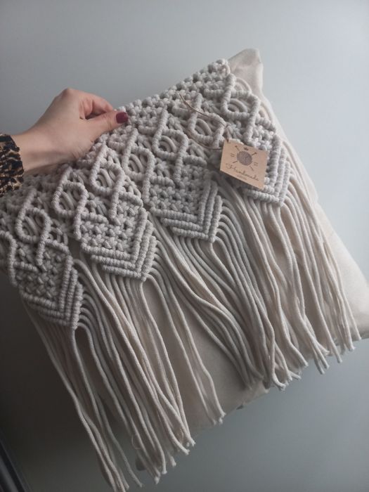 Poduszka boho poszewka z wkładem