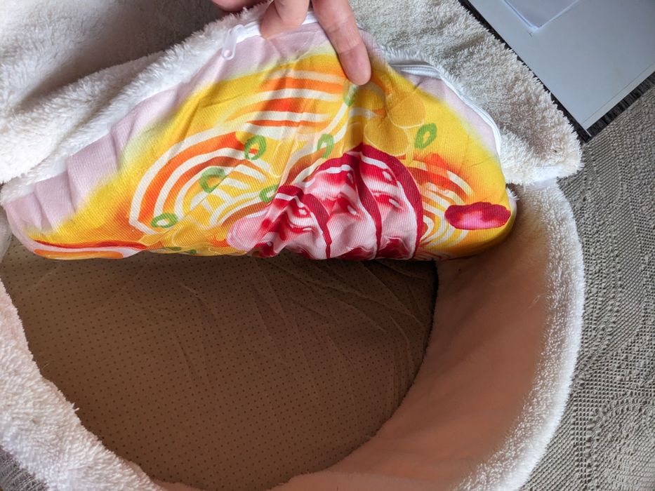 Будиночок для кота м'яке ліжко рамен