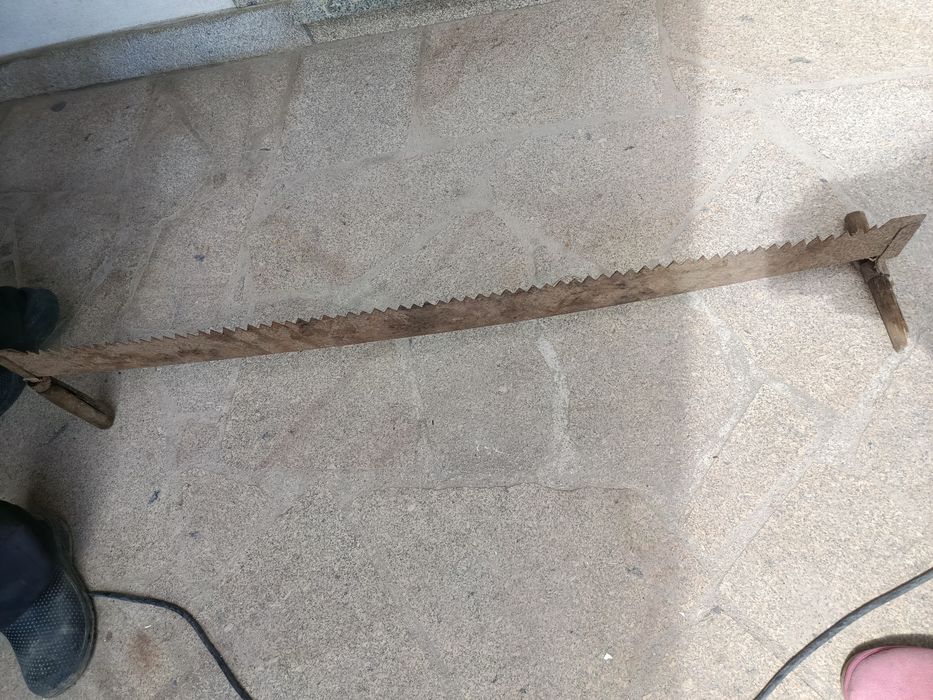 Serrão em chapa de aço muito antiga