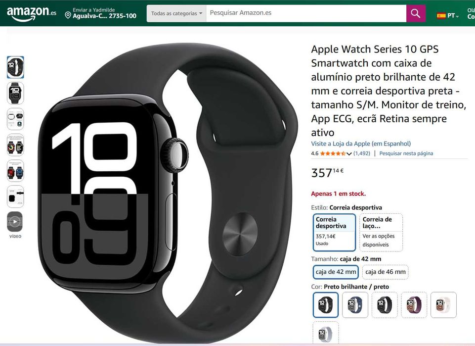 Apple Watch Series 10 GPS Smartwatch