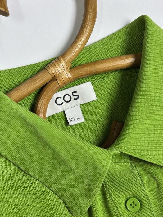 Джемпер поло COS бавовна+ шовк светр