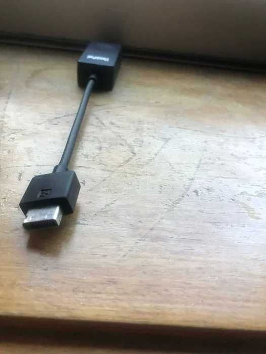 2 Cabo rede ThinkPad Ethernet Gen 2, mais Adaptador Lenovo vga e hdmi