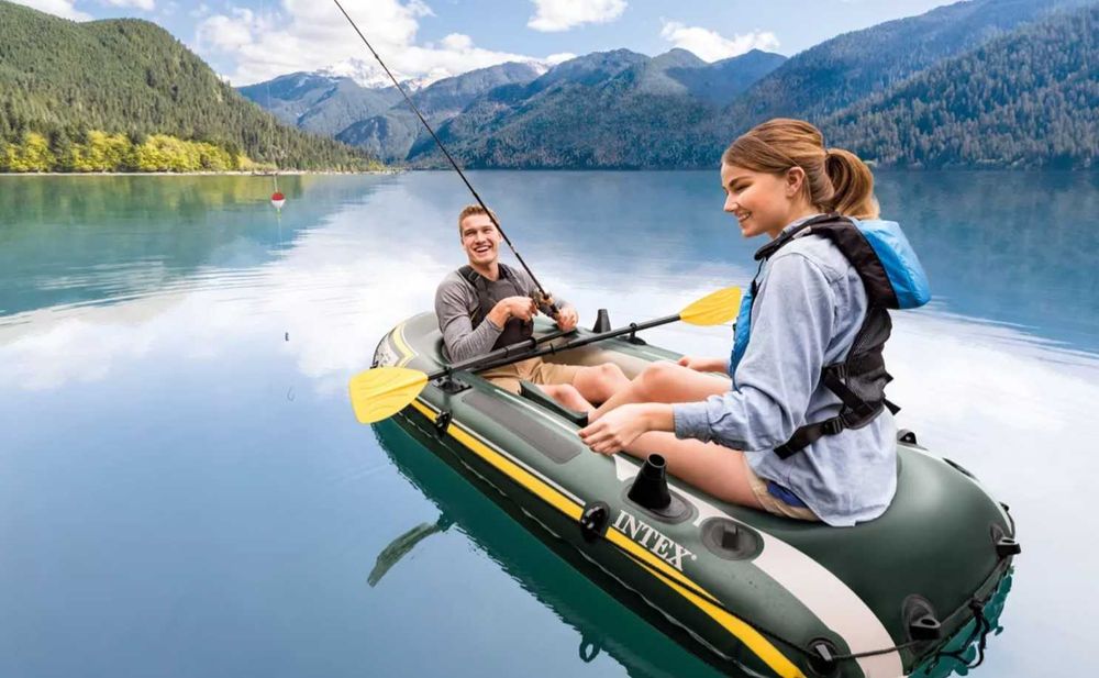Barco insuflável Intex::Pesca/Recreio