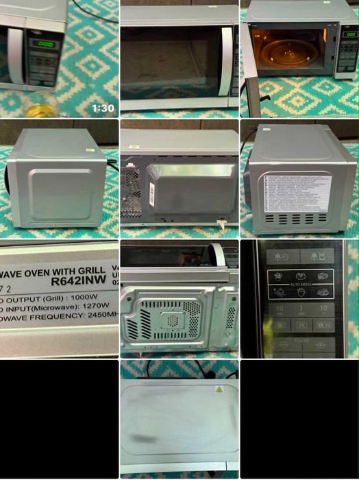Sprawna Mikrofalówka z grillem m-ki SHARP model R642INM moc 1000-grill, 1270-mikrofala stan bdb WYSYŁAM Olx