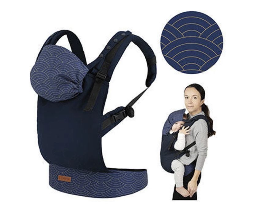 Marsúpio MOMI Collet Navy Azul