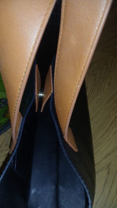 Torebka Lasocki czarna typu shopper